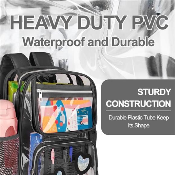 Clear Backpack Heavy Duty Backpack main image 6